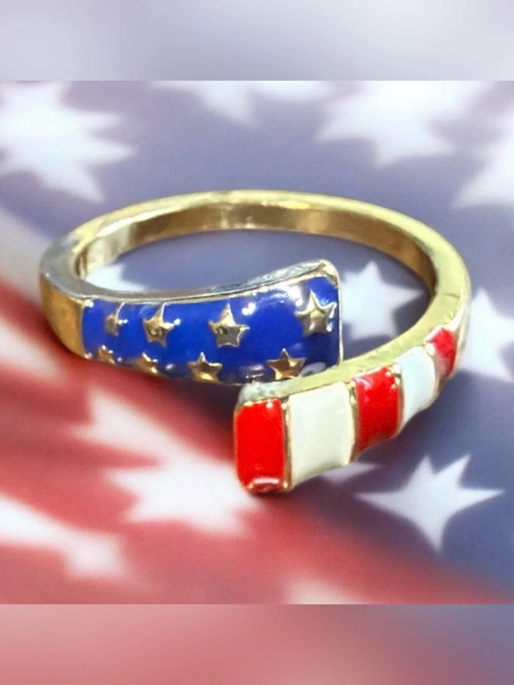 3pc Patriotic Accessory Set - Headband, Star Necklace & Ring NWOT